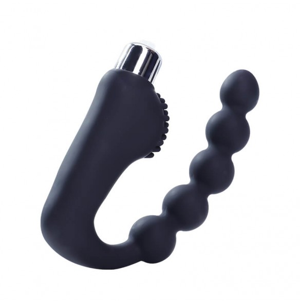 MizzZee - Pull Beaded Prostate Massager (Battery - Black) MizzZee - Pull Beaded Prostate Massager (Battery - Black)